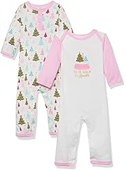 Hudson Baby Unisex Baby Cotton Coveralls, Sparkle