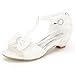 DREAM PAIRS Girl's SweetHeart-22 Rhinestone Embellishment Strap Closure Low Heel Pumps Sandals Shoes