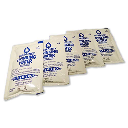 Datrex Emergency Water Pouches 125 ml each, Case of 64 - Thumbnail 4