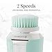 Remington Reveal Compact Facial Cleansing Brush with Dual Power Motion & 2 Anti-Microbial Heads (FC500B)