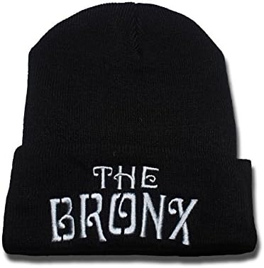 The Bronx Punk Rock Band Logo Beanie Fashion Unisex Embroidery Beanies Skullies Knitted Hats Skull Caps