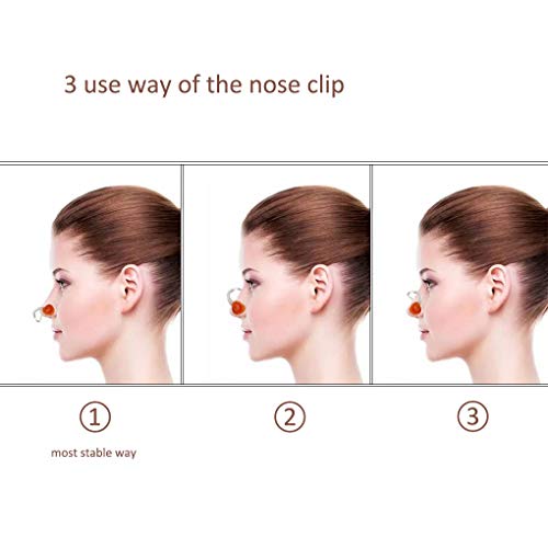 Zooshine 6-in-1 Waterproof Swimming Nose Clips Nose Plugs Nose Protector for Swimming Adults Kids