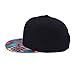 VEGALI Fashion Cool Adjustable Snapback Hip-hop Golf Baseball Cap Hat Unisex (C124-Black)