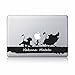The Lion King Simba And Friends On Plank Bridge And Hakuna Matata "No Worries" -Apple Macbook Laptop Vinyl Sticker Decal