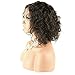 Brazilian Short Curly Bob Human Hair Lace Front Wigs with Baby Hair for Black Women Natural Color 130% Density 10 inch