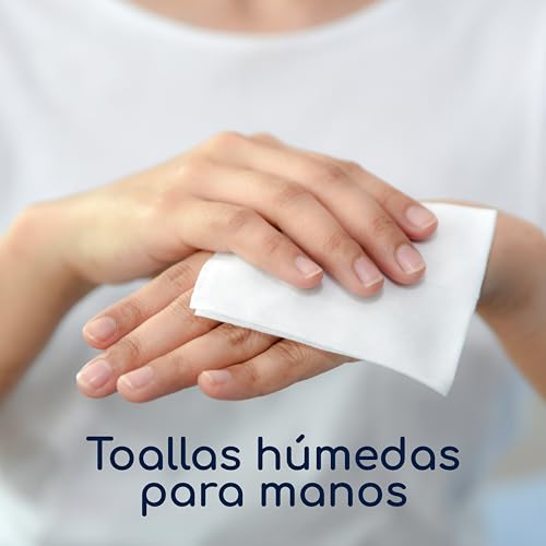 Walfort | Toallitas Húmedas para Manos. Tela Reforzada. Limpieza sin irritación. 12 Pack de 12 Unidades c/u. Uso Diario.