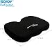 Sojoy Gel Seat Cushion for Office Chair Memory Foam Seat Pillow for Back Pain Relief,Gel Cushion for Office Chiar,Car,Home (18 x 14 x 3 inches)