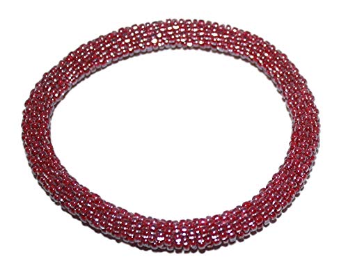 goldenlines Handmade Crochet Seed Bead Nepal Bracelet SB202