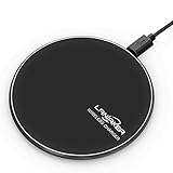 LANIAKEA Ultra Slim Qi Wireless Charging Pad for all Qi-Enabled Devices (Black)