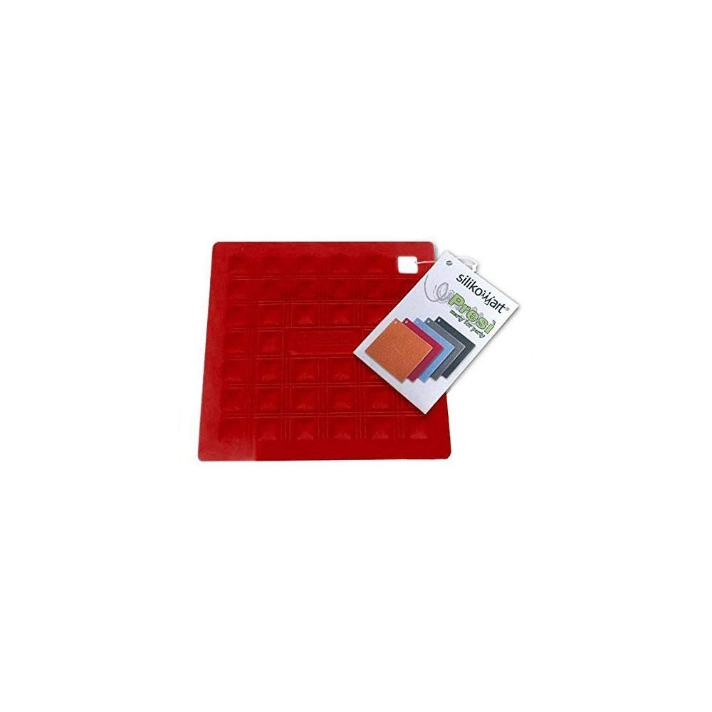 Silikomart | Miss Hot Pot Holder, Synthetic Material, Red Color, Dimensions 175 x 175 x 13 mm
