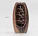 Great Wall Smoke Backflow Incense Burner Holder Waterfall Censer Smell Removing Aroma Furnace for Home Decoration Living Room (Brown)