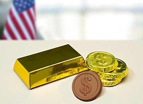 Chocolate 325390 Gold Box With Coins Chacolate