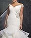 Women's Plus Size Wedding Dresses for Bride with Long Train Beaded Bridal Gown White 16
