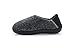 HomyWolf Unisex Memory Foam Coral Fleece House Slippers, Warm Soft Slipper for Indoor/Outdoor