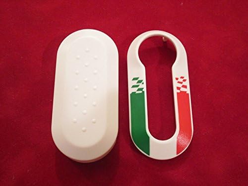 Key Shell Remote Cover Italian Flag Emblem Car Transponder