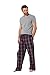 CYZ Mens 100% Cotton Pajama Pants Sleep Lounge Pajamas for Men Woven pj Pants