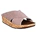 Fit Flop Women's FitFlop KYS Leather Slide Sandals Plumthistle UK 6 Purple