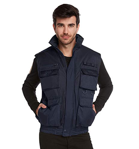 9 Crowns Men's Fishing Hunting Tactical Vest Essentials-Navy-XL - Thumbnail 3