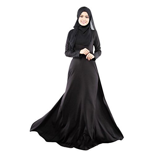 Timall Autumn Kaftan Abaya Women Muslim Islam Jilbab Long Sleeve Maxi Dress