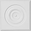 Ekena Millwork PB05X05X01TR 5 3/4-Inch W x 5 3/4-Inch H x 1 1/8-Inch P Traditional Bullseye Plinth Block