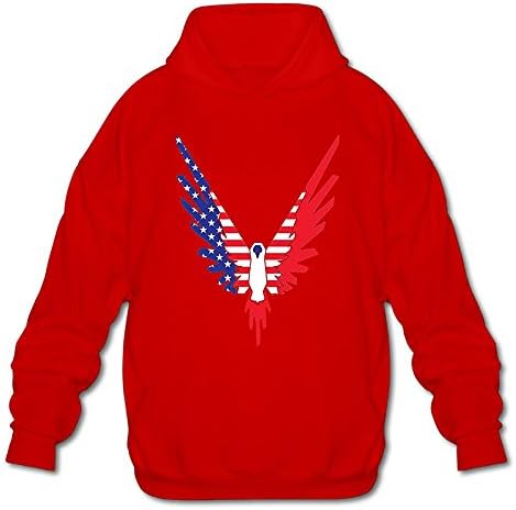 Men's Logan Paul Logang Logo American Flag Adult Hooded Sweatshirt