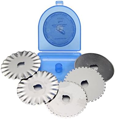 45mm Rotary Cutter Blades Replacement (SKS-7, Pack of 5)