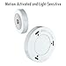 3PCS Motion Sensor Light Battery-Powered LED Night Light Cordless Wall Light Stick-Anywhere Step Light for Hallway, Closet, Stairs, Bedroom, Nursery (White)