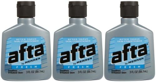 Afta After Shave Skin Conditioner By Mennen Fresh - 3 oz (pack of 3)