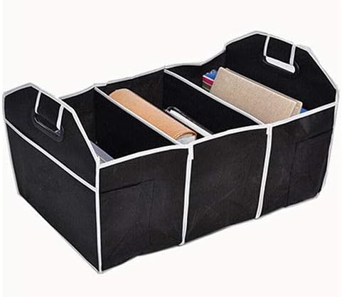 Roy Foldable Car Auto Back Rear Trunk Seat Big Storage Bag Pocket Cage Organizer for Ford Fusion