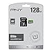 PNY Elite 128GB, up to 85MB/Sec, Microsdxc Card -UHS-I, U1 (P-SDU128U185EL-GE)