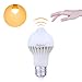 Motion Sensor LED Light Bulb,5W 450Lm E26 110V,Automatic Infrared Sensory Motion Detector/Activated Night Light for Indoor Hallway Stairs Closet Basement Pantry Outdoor Porch Garage(1 Pcs,Warm White)