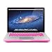 GMYLE Plastic Hard Shell Case & Keyboard Cover Only Compatible Old MacBook Pro 13 Inch (A1278 CD-ROM), Release Early 2012/2011/2010/2009/2008, Rose Red