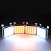 1 Set 80-LED White & Amber 3 Flashing Modes Blinker Warning Strobe LED Light For Toyota Honda Nissan Subaru Hyundai