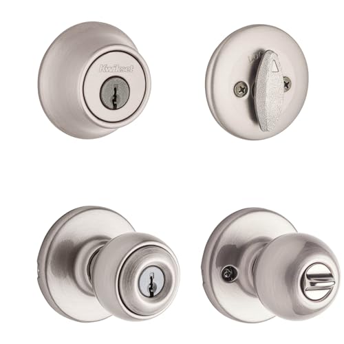 Kwikset 96900-320 Türriegel, Nickel satiniert