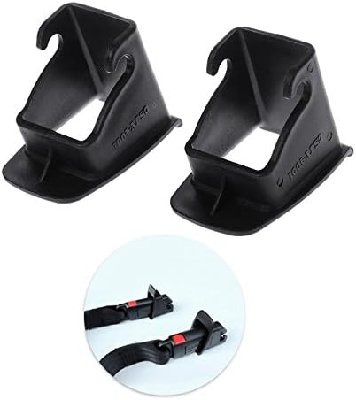 TONGROU 1 Pair Car Seat ISOFIX Latch Belt Connector Plastic Guide Groove