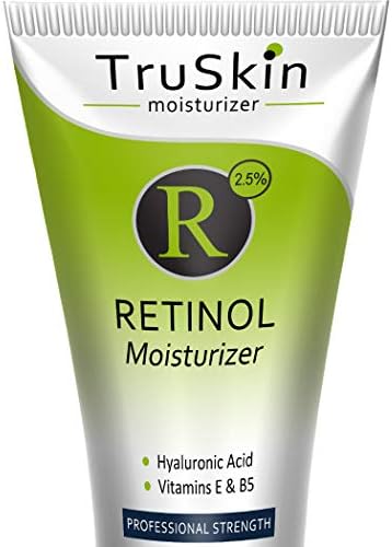 TruSkin RETINOL Cream MOISTURIZER for Face and Eye Area, Best for Wrinkles, Fine Lines - Vitamin A, E, B5, Hyaluronic Acid, Organic Jojoba Oil, Green Tea. 2 Fl Oz