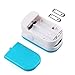 Fingertip Pulse Oximeter Portable FDA Approved Digital Blood Oxygen and Pulse Sensor with Alarm SPO2 (Blue)