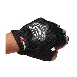 EASY4BUY Driving Riding Gloves Half – Red – Size (XL)