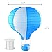 Lee-Buty 6pcs Hanging Paper Lanterns Hot Air Balloon Shape Lanterns with 1 Piece of Hanging Line for Party Birthday Wedding Christmas Decoration