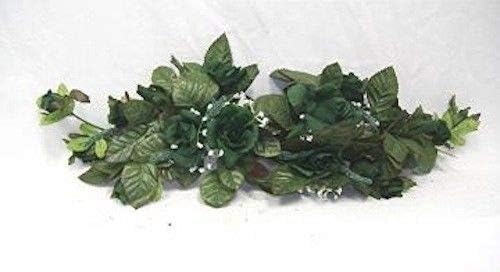 Amazon Com Hunter Green Swag Silk Wedding Roses Centerpiece