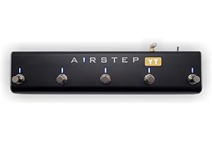 XSONIC Airstep YT Edition THR10II, THR30II Desktop Amp Foot Controller with 5 Footswitches, 3 Control Modes(Change Slots, Toggle Effects), 300H Playtime, Wirelessly Control Your THRII for Home and Gig