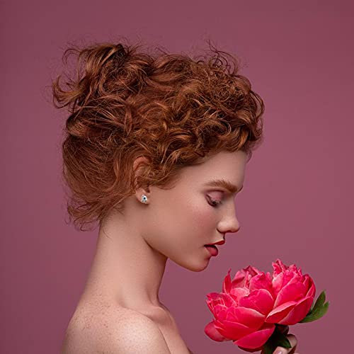 Diamond Stud Earrings for Women, Vintage Minimalist Inlaid Diamond Metal Flash Ladies Earring Jewelry Gift(#03)