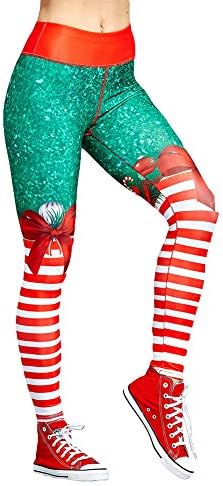 CHoppyWAVE Christmas Leggings for Sport Yoga Fitness Gym Pants Women High Waist Long Trousers