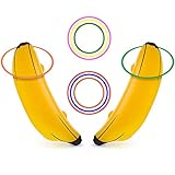 June Fox Inflatable Banana Ring Toss Game for