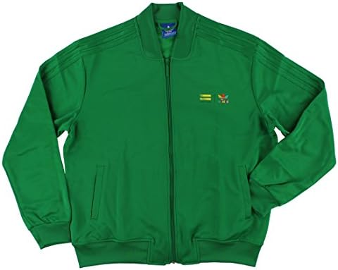 adidas jacket red green yellow