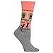 Hot Sox Women's Fashion Travel Crew Socks