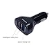 KMASHI Quick Charge 2.0 USB Portable Car Charger, 3-Port 39W Fast Car Charger Adapter for Samsung Galaxy S7 S6 Edge Note 6 Nexus 6 iPhone 6S Plus (Jet Black)