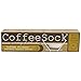 CoffeeSock ’The Original’ Reusable 100% Organic Cotton Coffee Filters - 2 pk Cone #4 Filters | Coffee Sock Cloth Drip 4 Coffee Filter | Organic Cotton Alternative - Zero-Waste & Eco-Friendly - C4