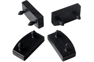 NANSHINE 54-55mm Replacement Bed Slat Holders Kits Bundles Plastic Centre Caps or End Caps Holders (10pcs End Caps and 10pcs Centre Caps)