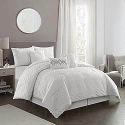 Stratford Park White Queen Size Comforter Set, 7
